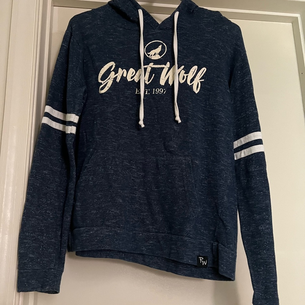 navy blue gwl long sleeve with hood